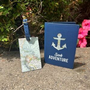 Luggage Tag and Passport Cover Set